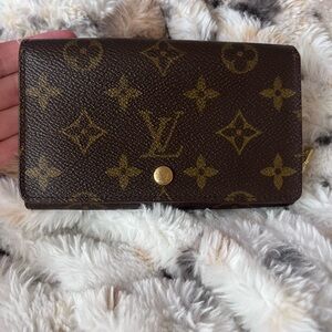 Louis Vuitton Monogram Porte-Monnaie Tresor Wallet